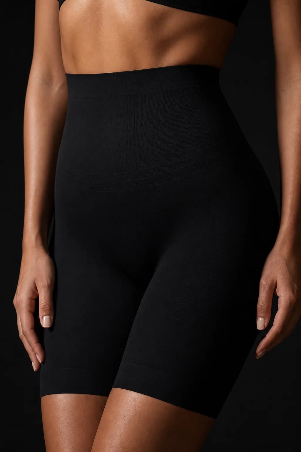 Close-up of the shaping shorts fabric