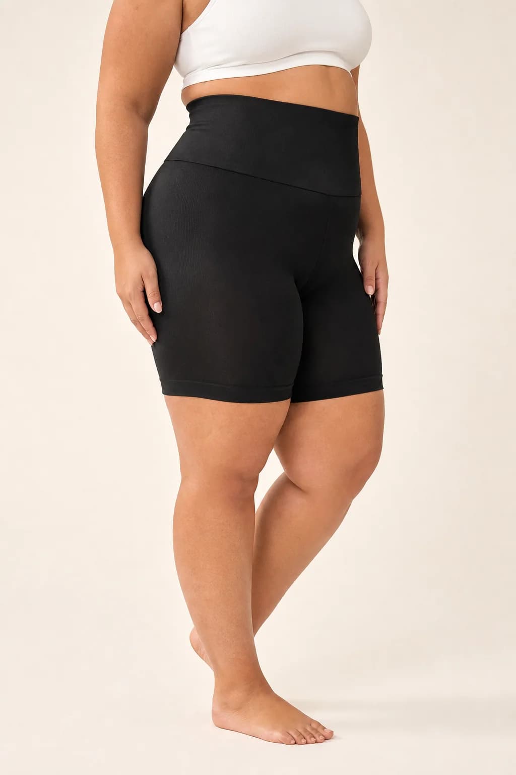 High-Waist Shaping Shorts