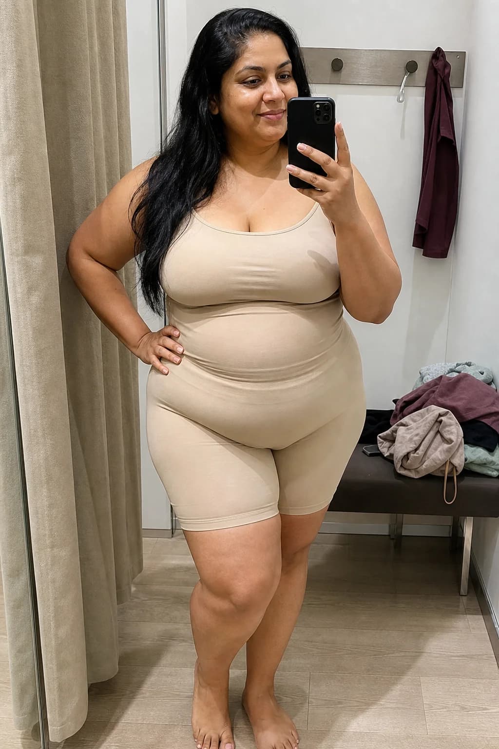 Priya N. wearing WoWearShape