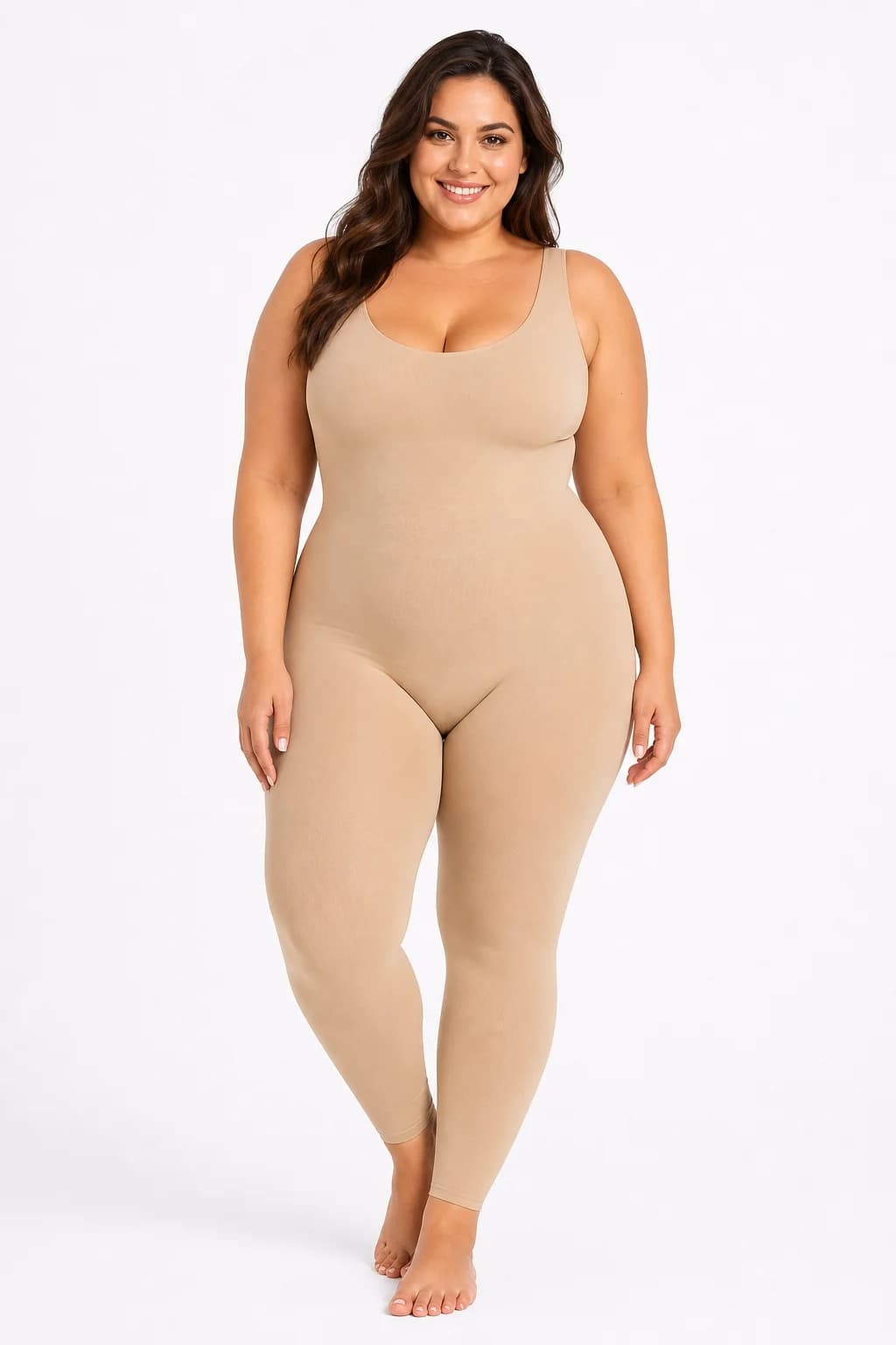 Full Body Sculpting Bodysuit — Nude — view 2