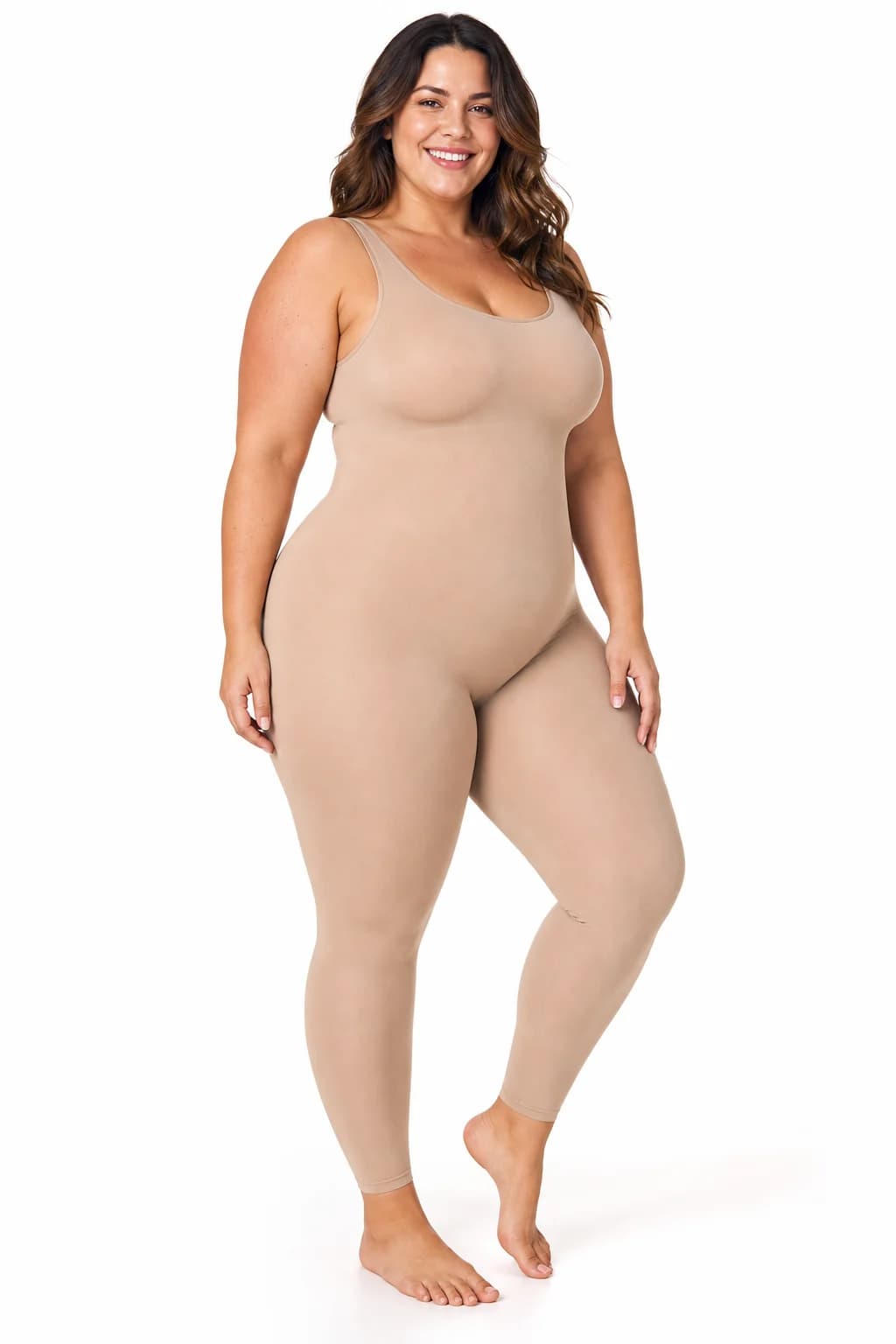 Full Body Sculpting Bodysuit — Nude — view 3