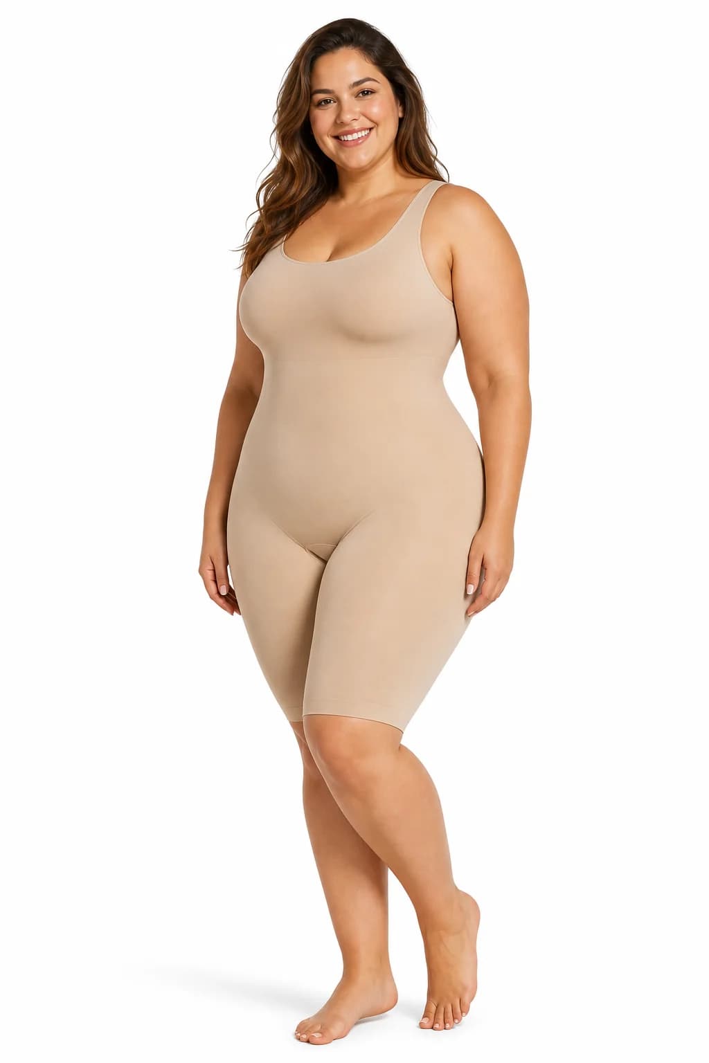 Full Body Sculpting Bodysuit — Nude — view 4