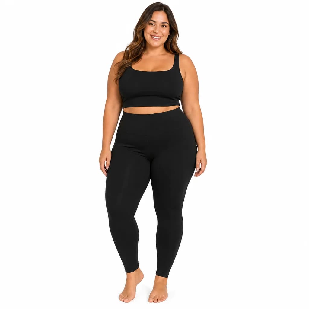 Stomach-Control Shaping Leggings — view 3