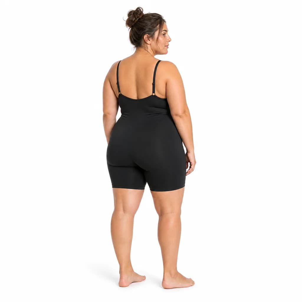 Seamless Shaping Bodysuit with Shorts — view 2