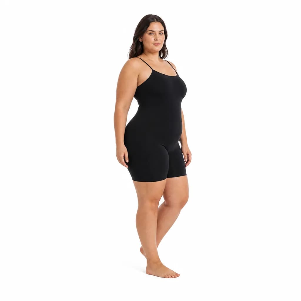 Seamless Shaping Bodysuit with Shorts — view 3