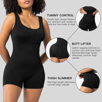 Solid Color Sports Shapewear